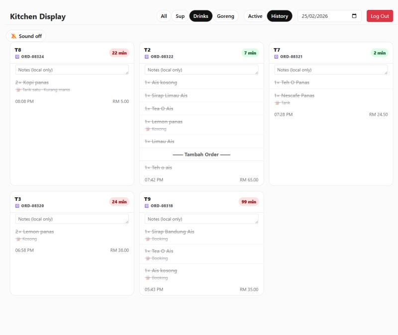 Kitchen Display System
