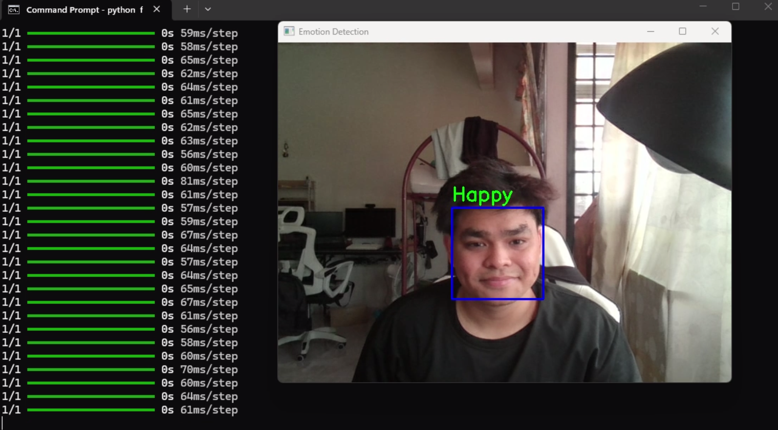 Real-Time Face Emotion Detection (CNN) screenshot 3